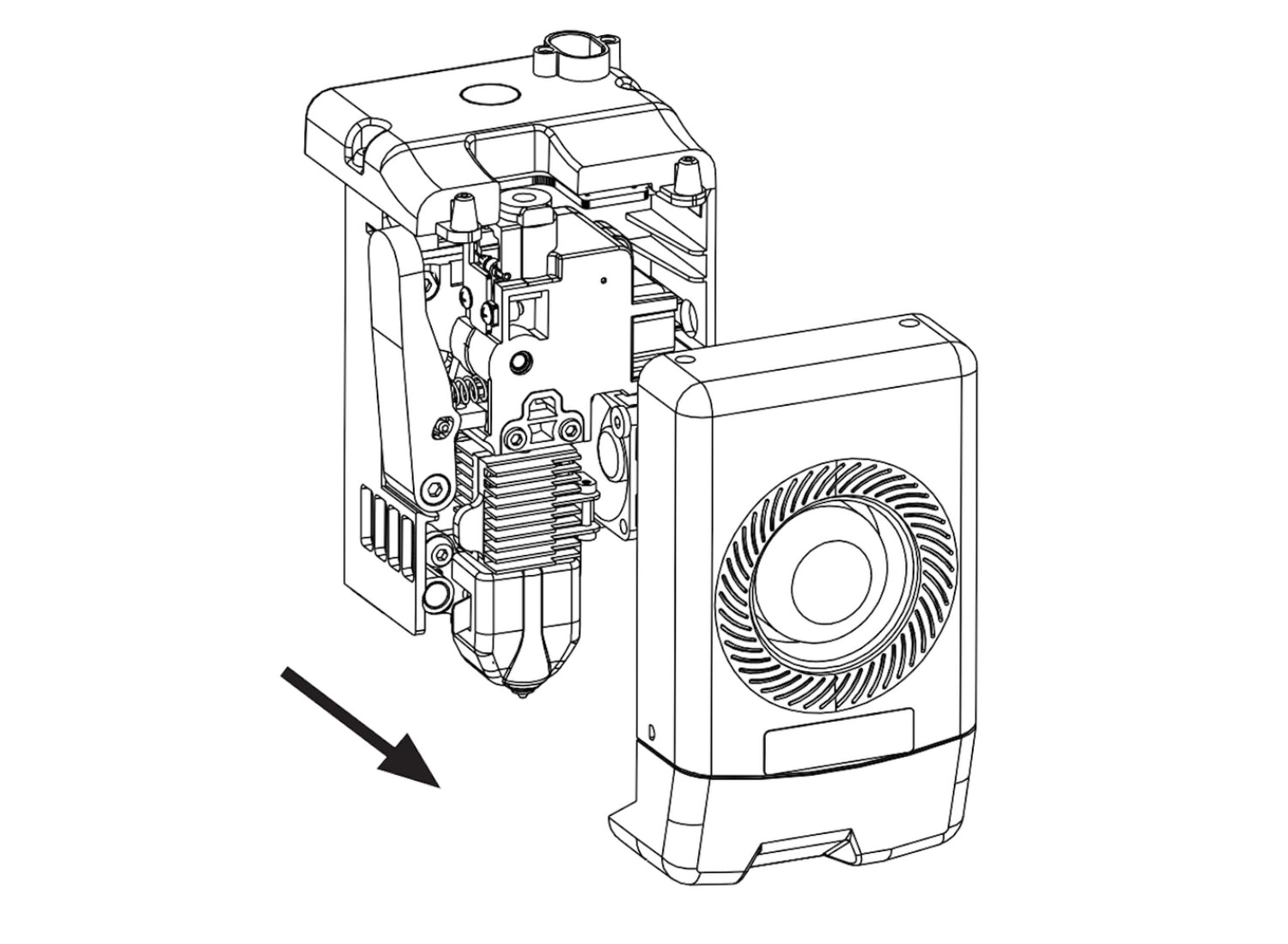 extruder of flashforge ad5x