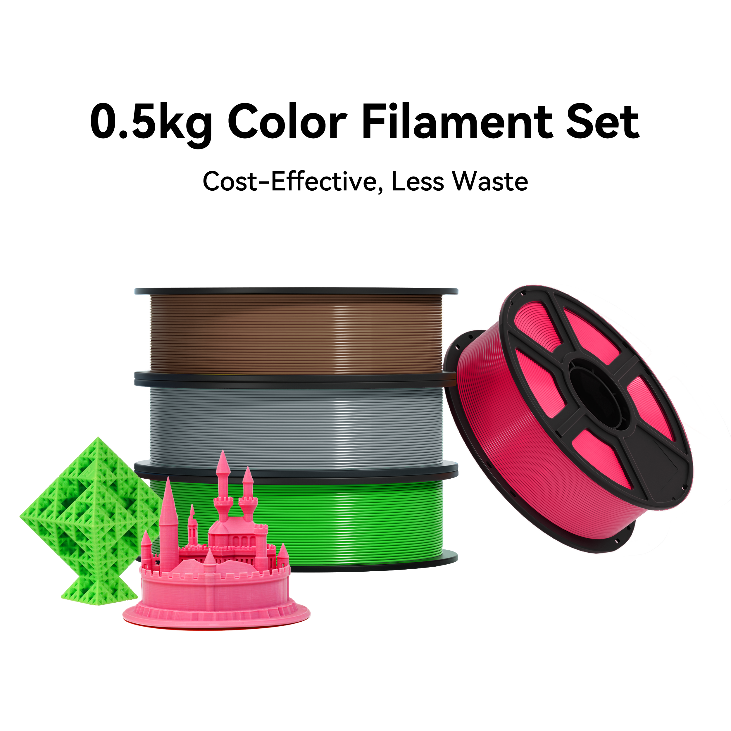 0.5kg color filament set