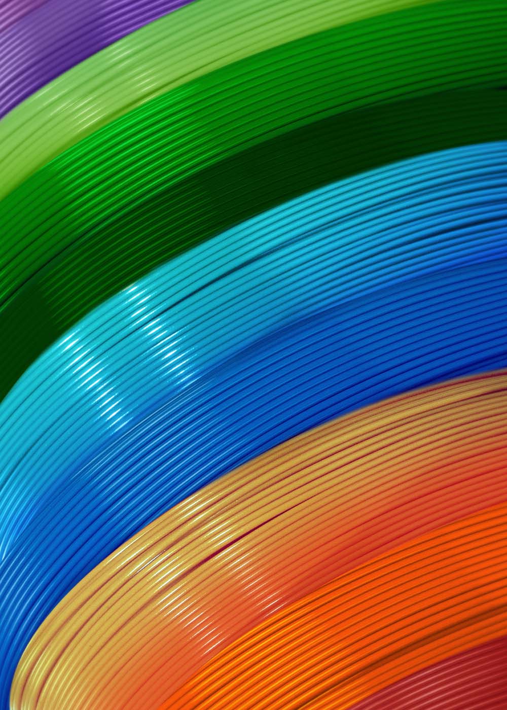 colorful filaments