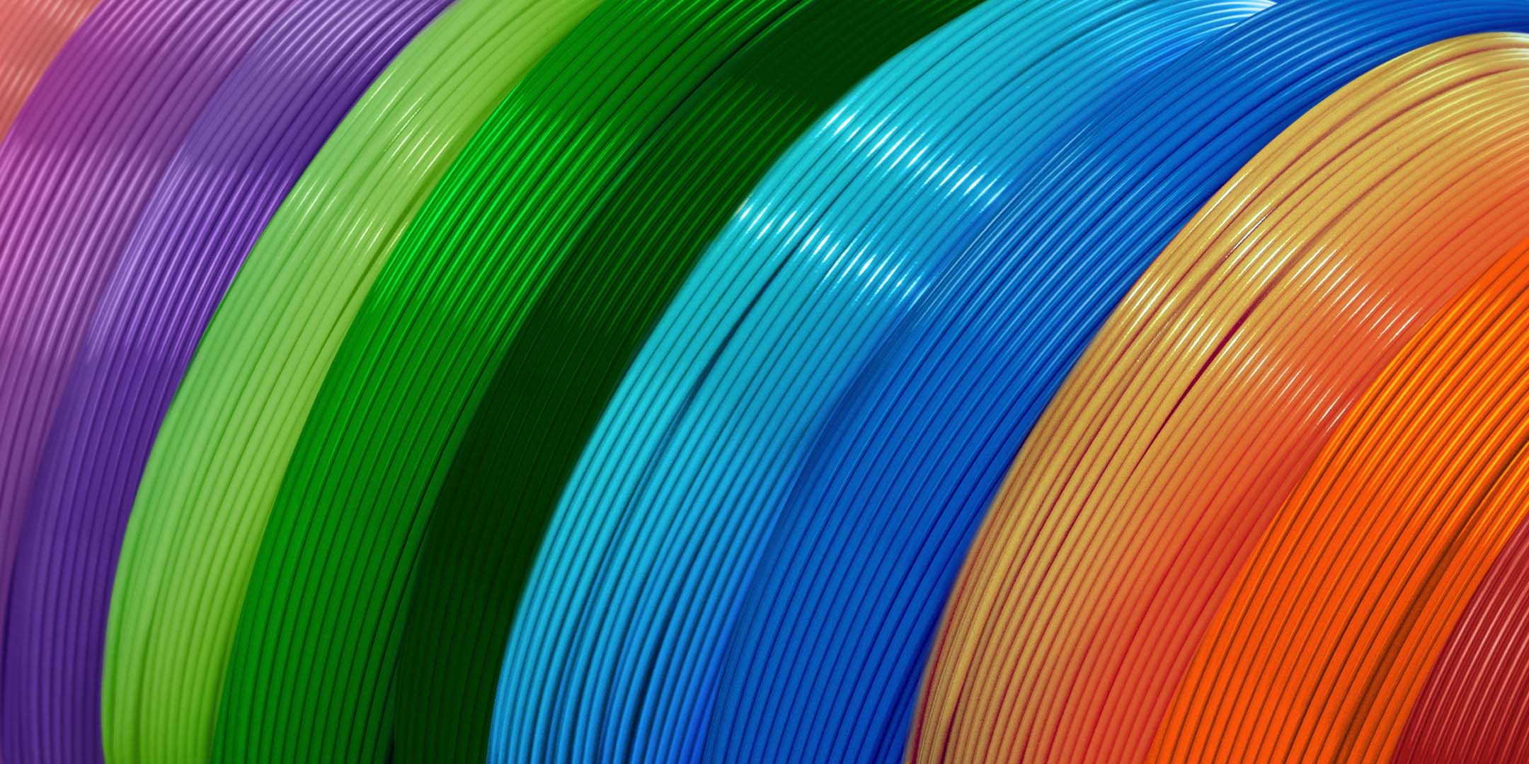 colorful filaments