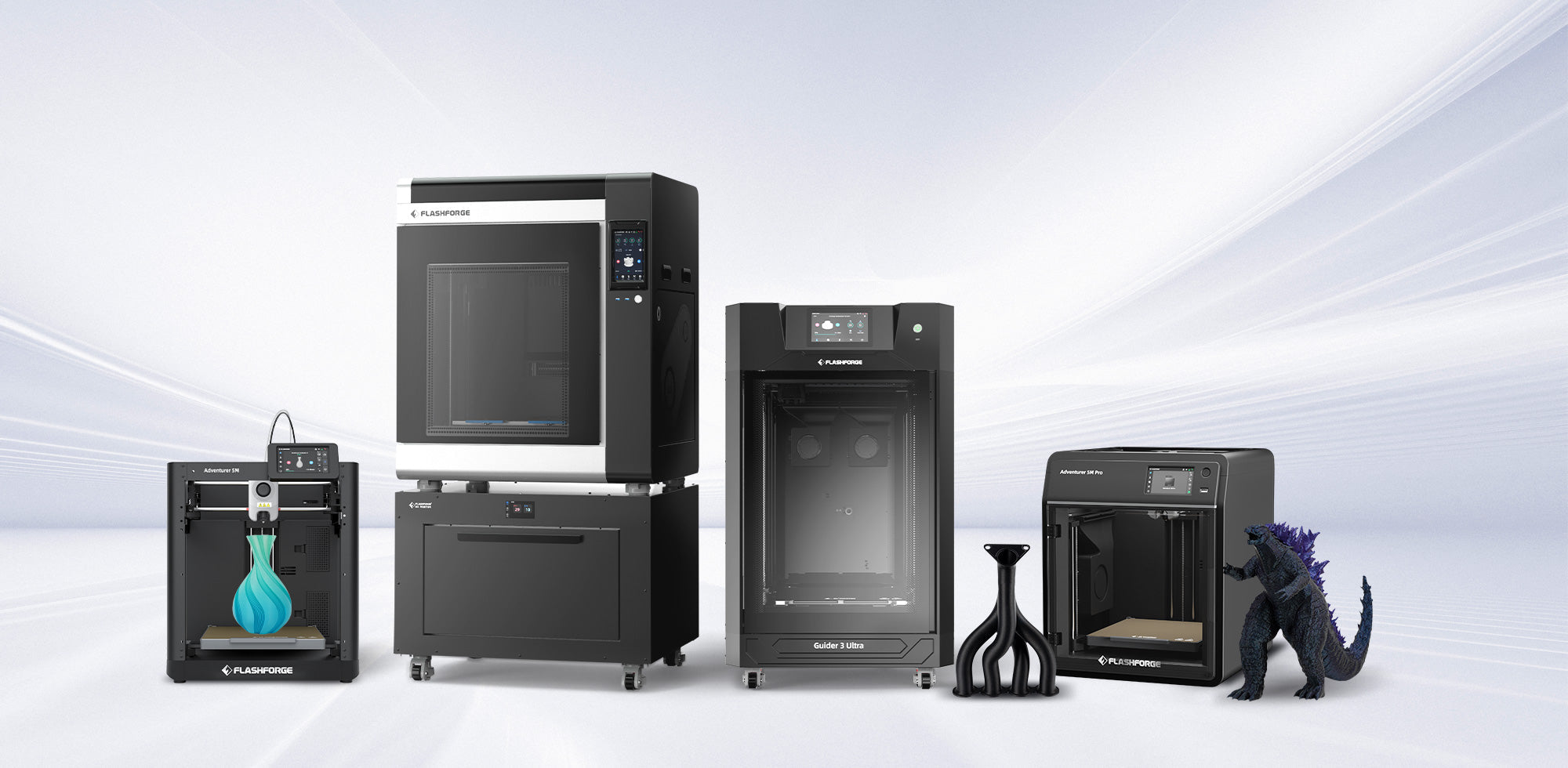 Flashforge 3D printer lineup