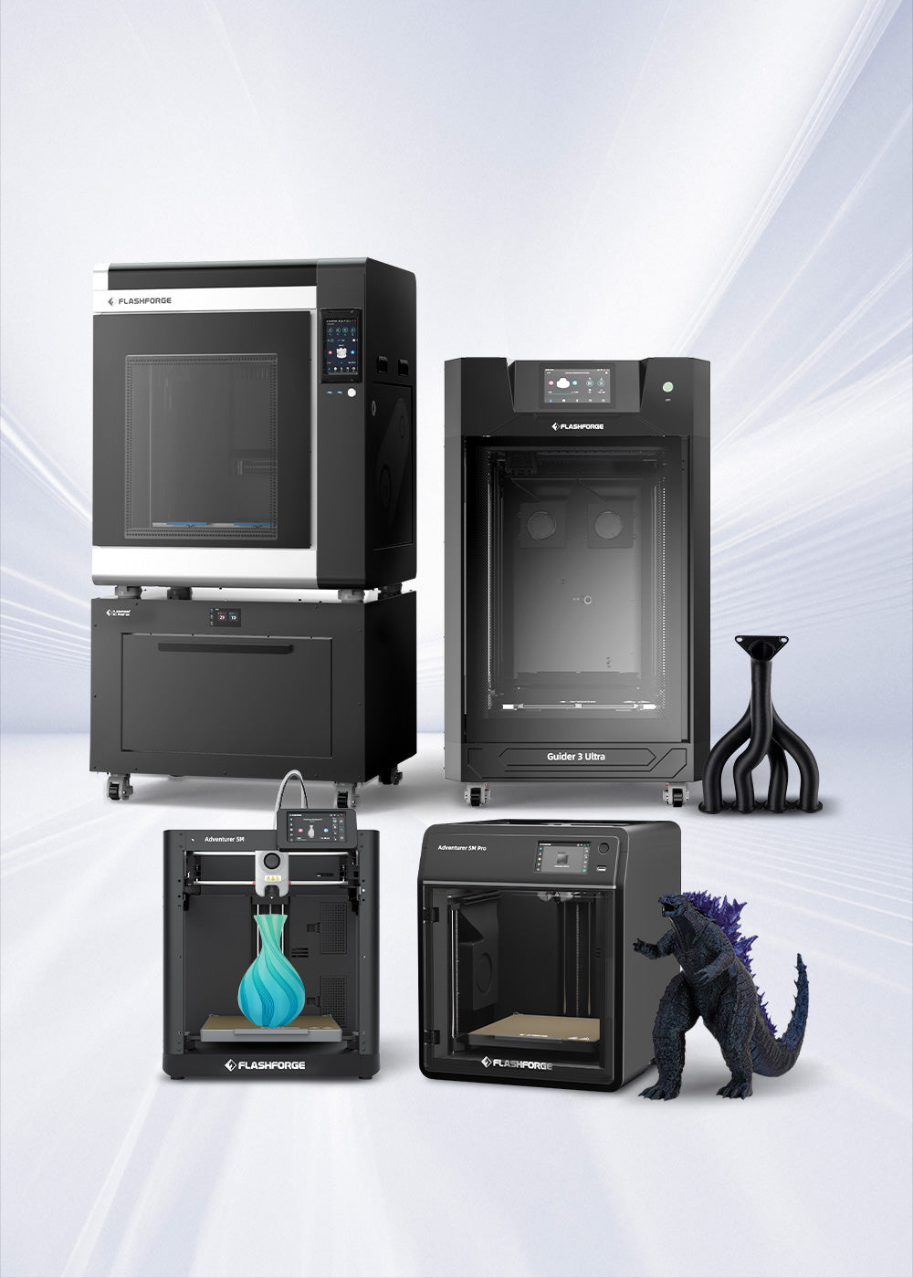 Flashforge 3D printer lineup
