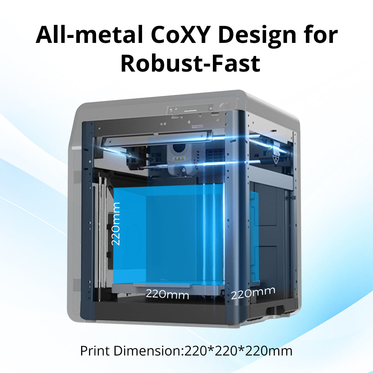AD5MP - print dimension is 220*220*220mm