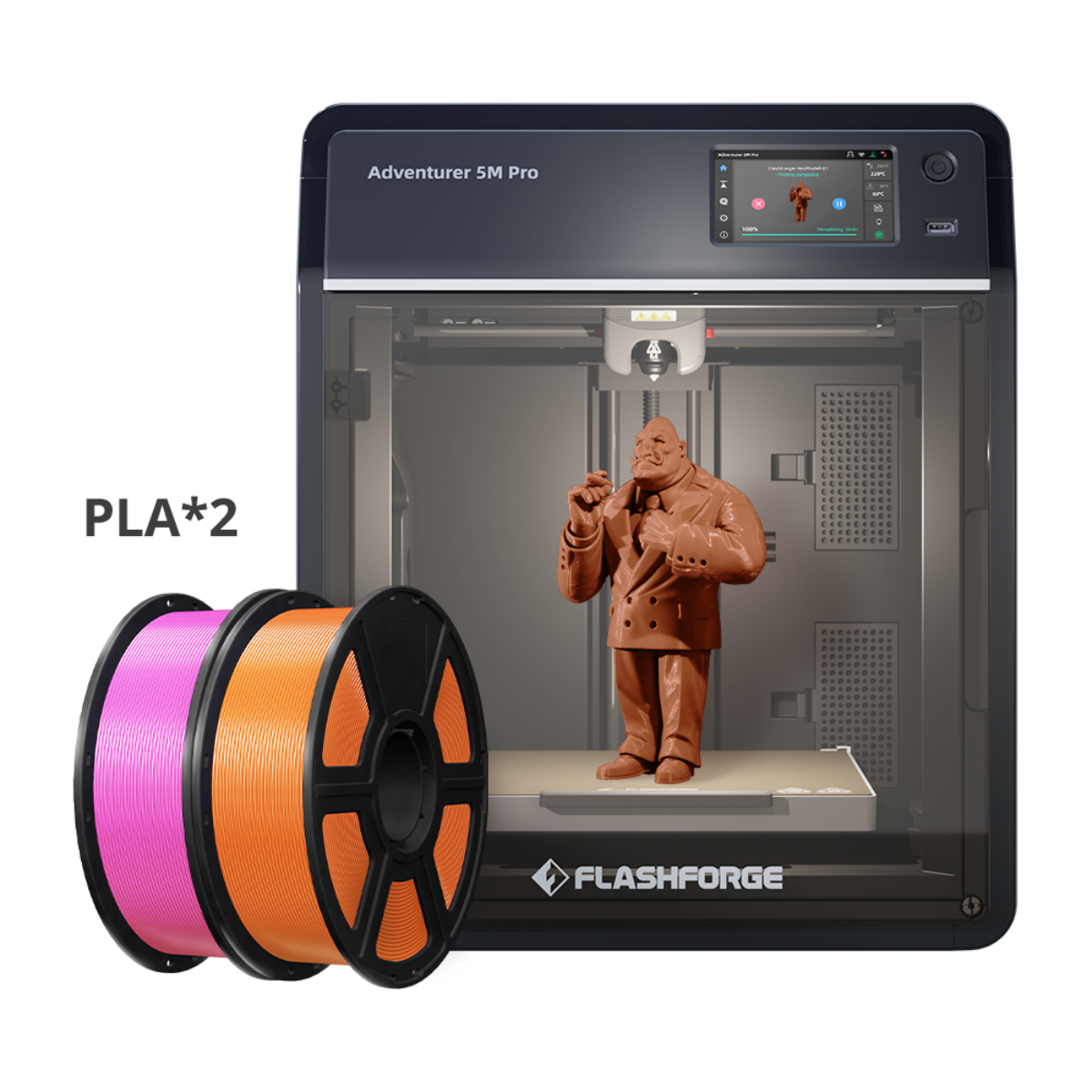 adventurer 5m pro and 2 roll pla filaments