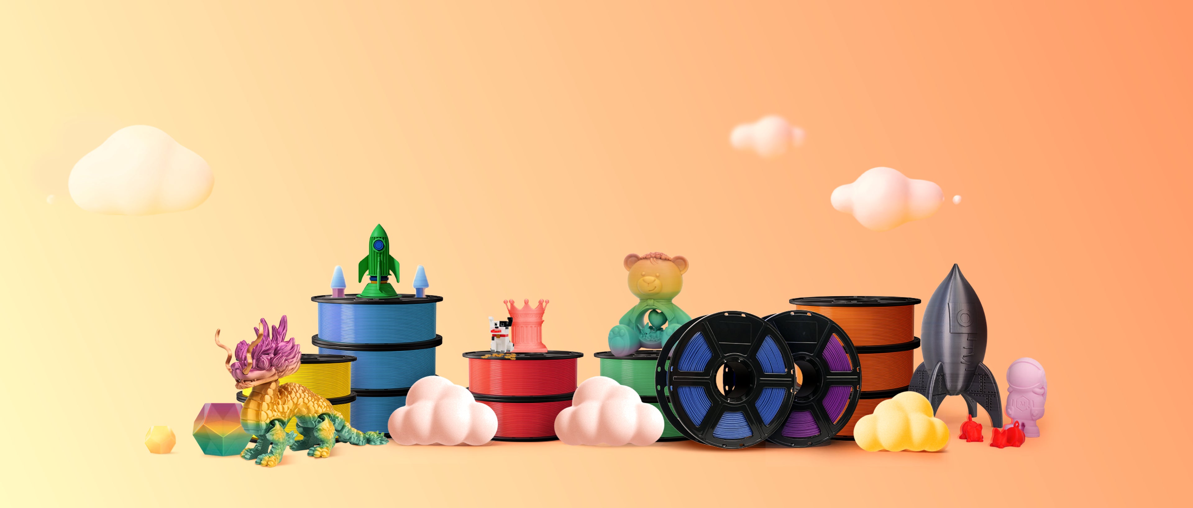 Flashforge Colorful And Varied 3D Printer Filament