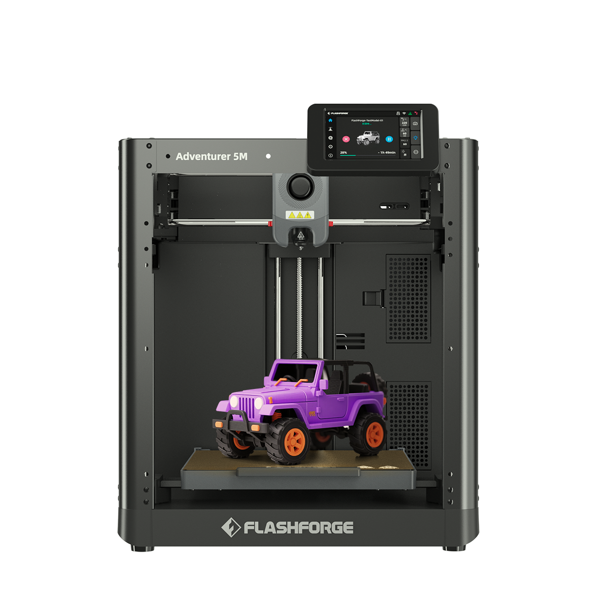 Flashforge adventurer 5m with jeep car