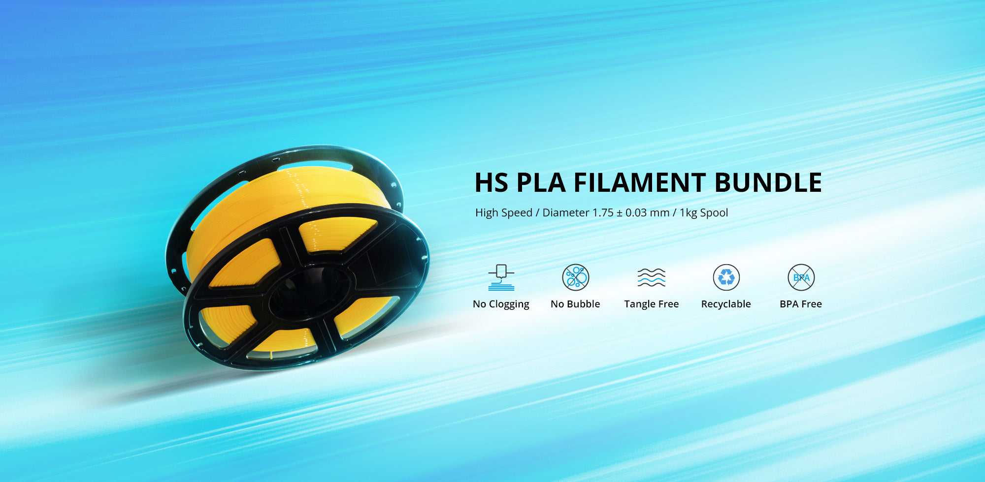 HS PLA FILAMENT BUNDLE