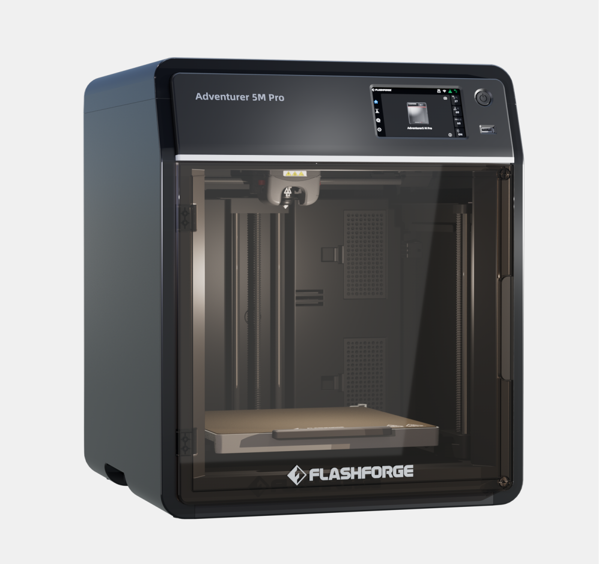 Front of Flashforge Adventurer 5M Pro 3D Printer 