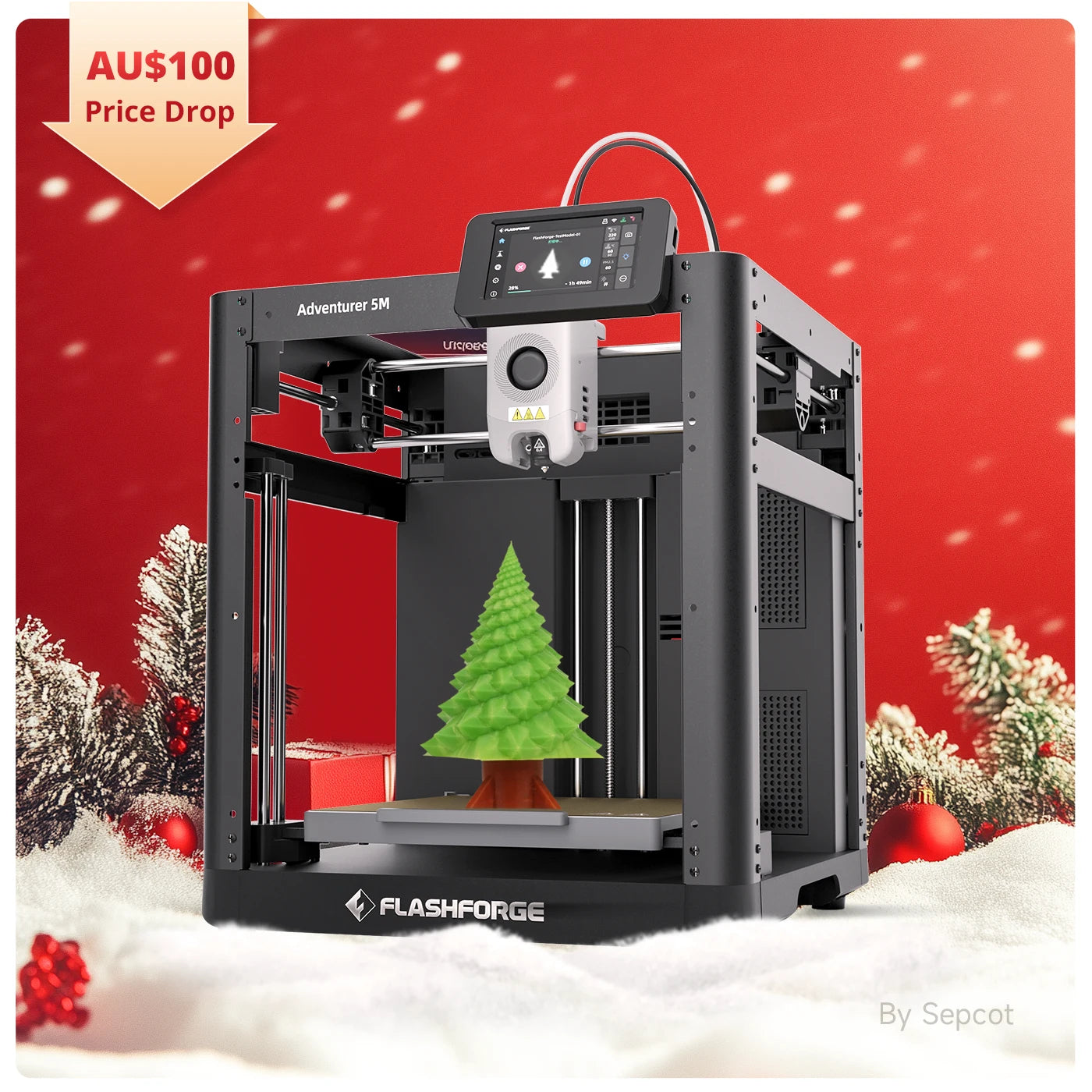 Flashforge Christmas Adventurer 5M 3D Printer Sale