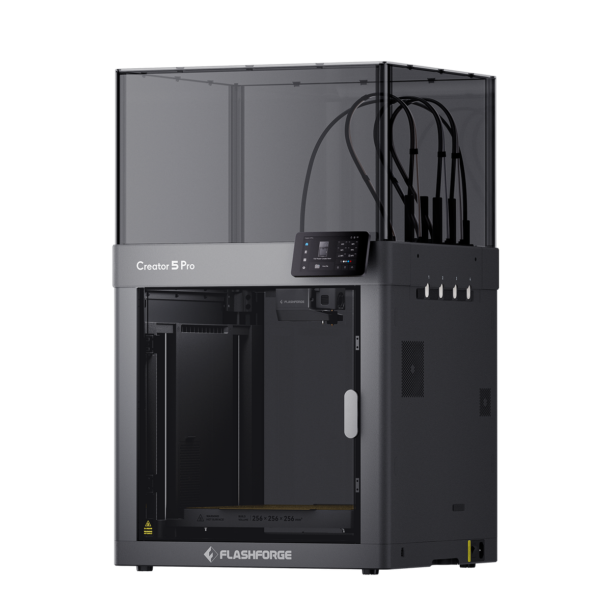 Flashforge Creator 5 Pro 4-Toolheads Enclosed Multi-Color 3D Printer