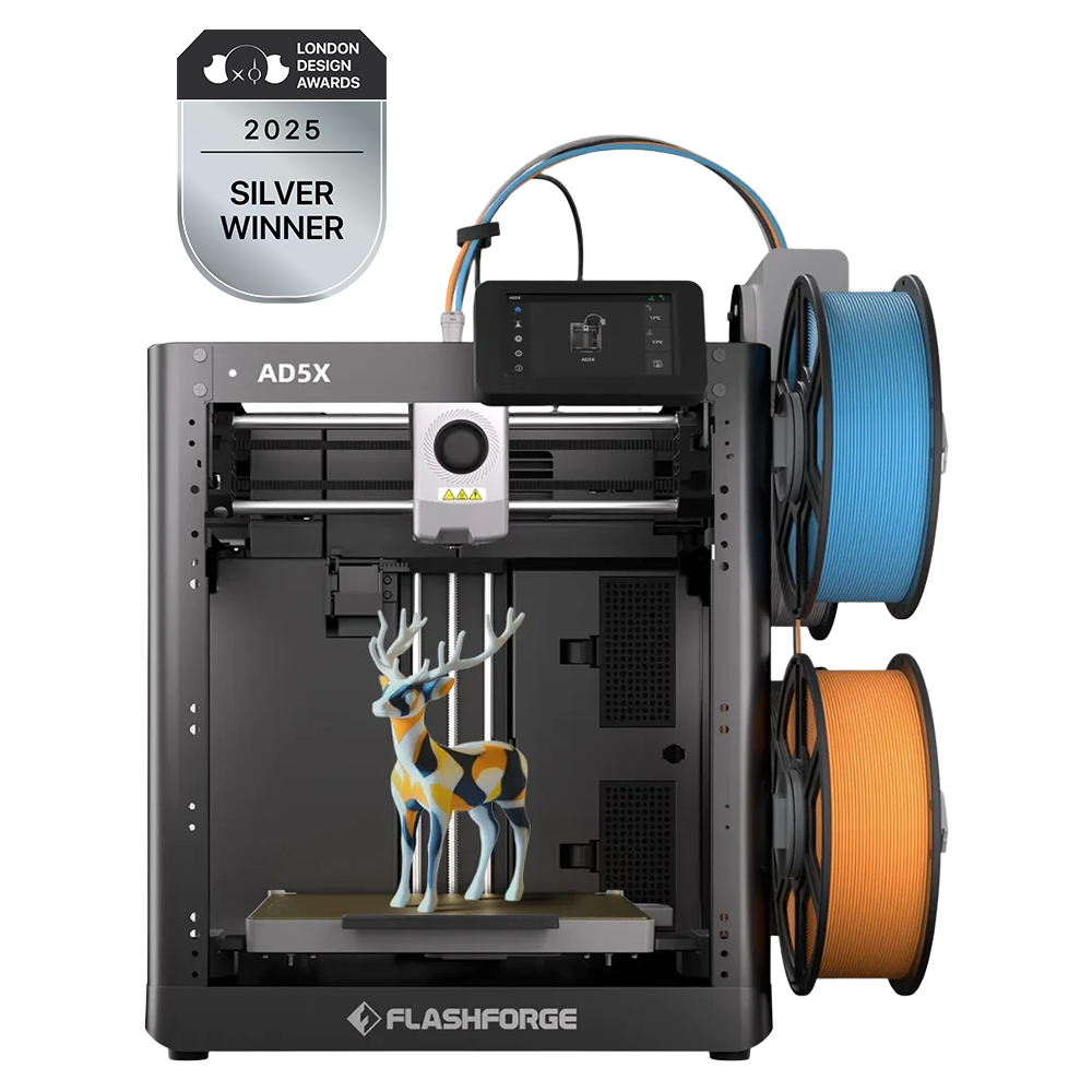 Flashforge AD5X – Multicolor 3D Printer for High-Speed, Full-Color Printing