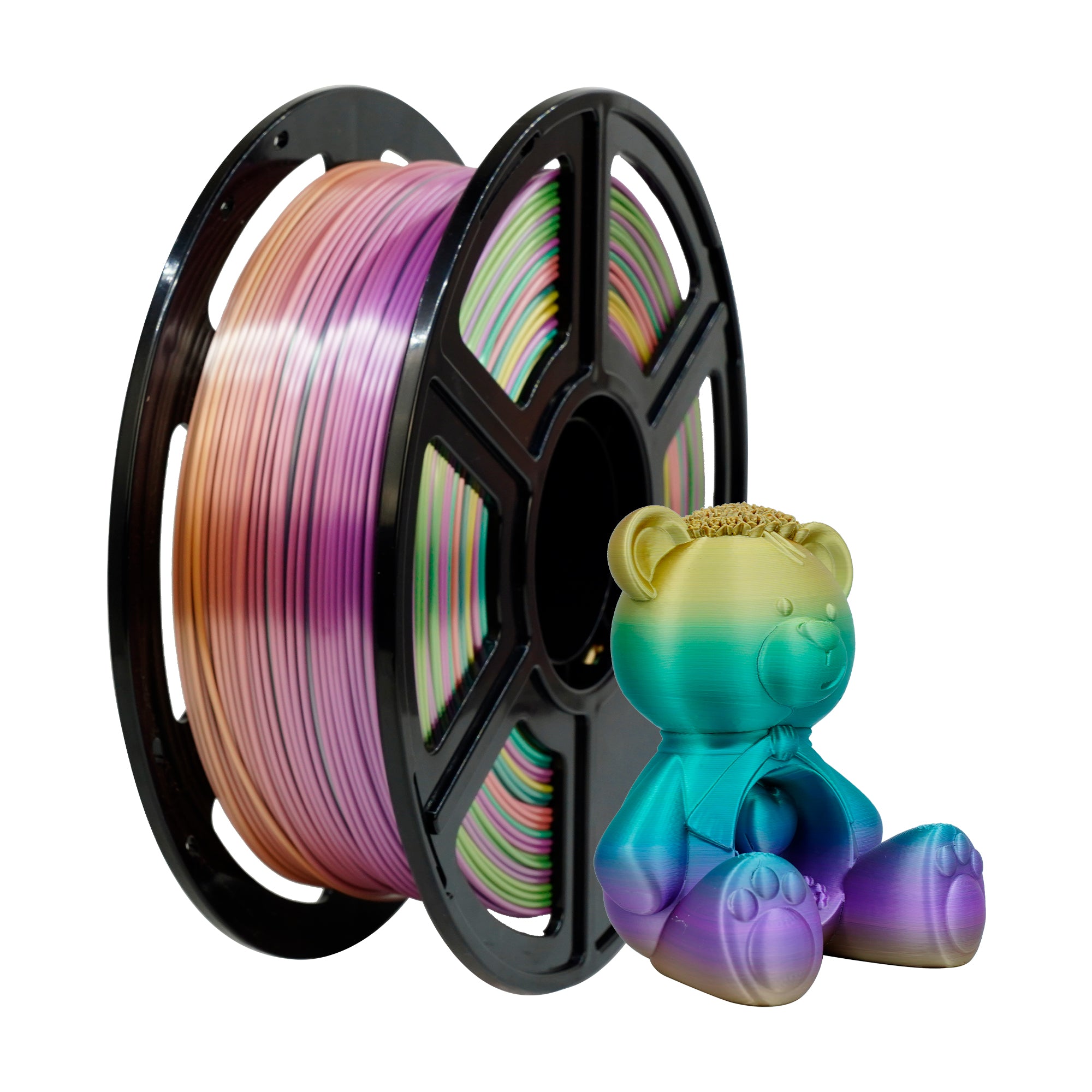Flashforge PLA Silk Rainbow Filament