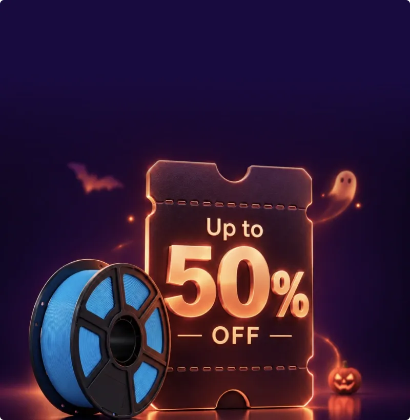 Up to 50% off selected Flashforge filaments — Black Friday Early Bird deal