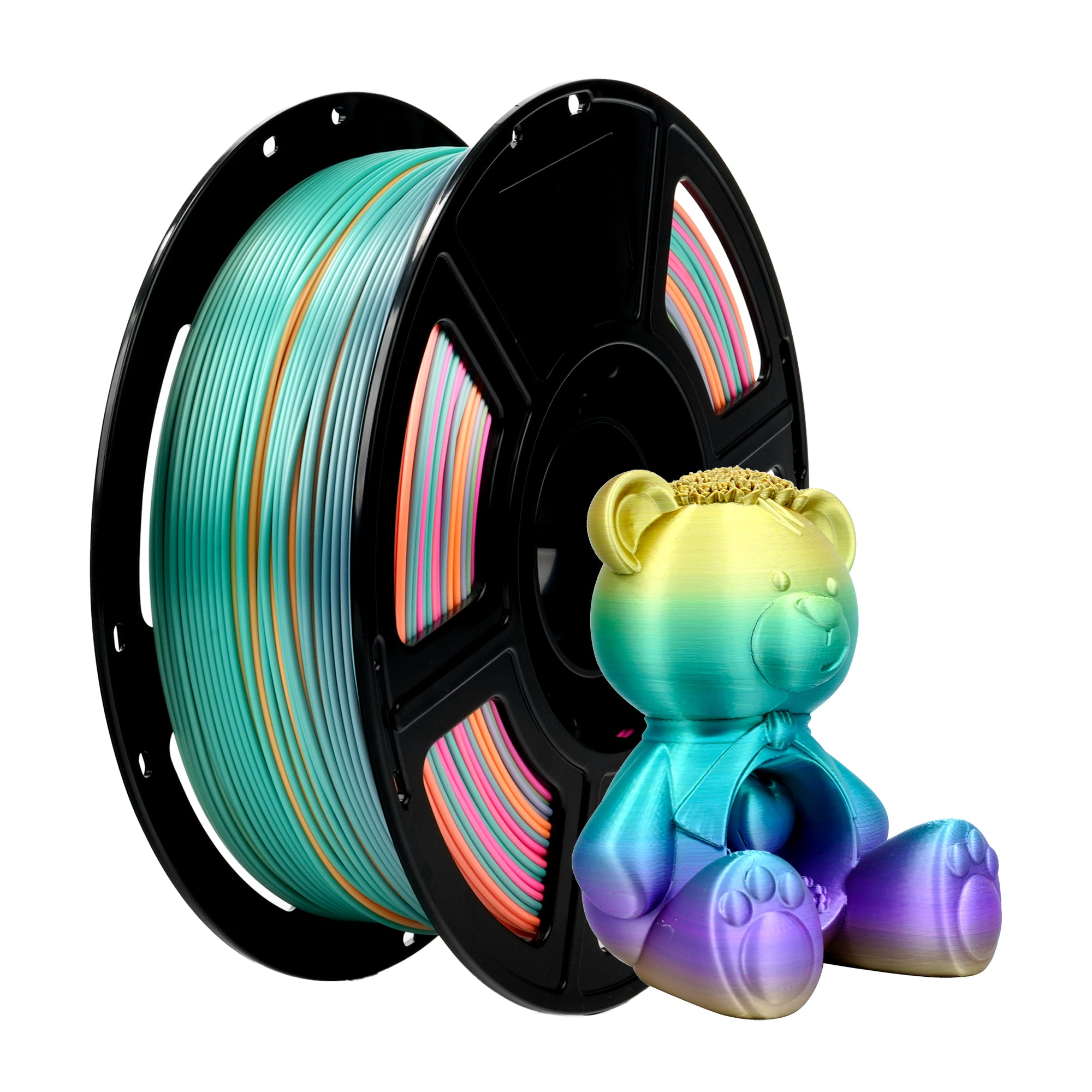 Flashforge PLA Silk Rainbow Filament