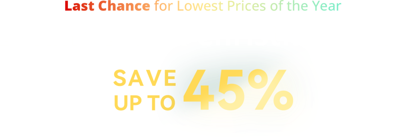BFCM - Lowest Prices of the Year